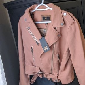 Frye cotton Carley Moto Jacket small nwt